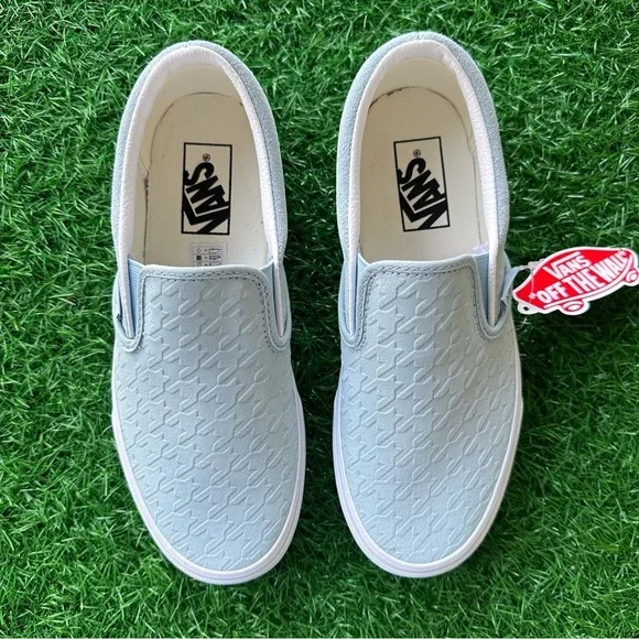 Vans Classic Slip On Houndstooth Embossed Suede - Picture 2 of 8